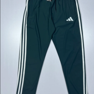 Home adi trouser – 4 way stretch ultra soft fabric | 3 stripes sea green